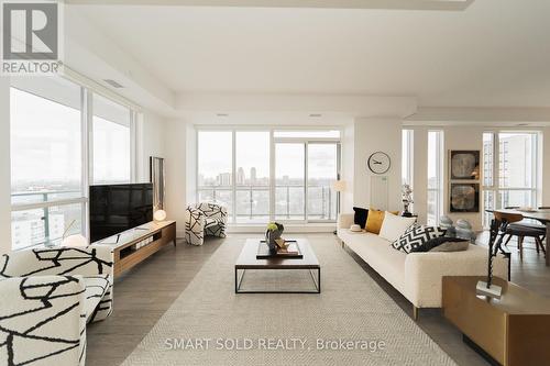 1903 - 609 Avenue Road, Toronto, ON - Indoor Photo Showing Living Room