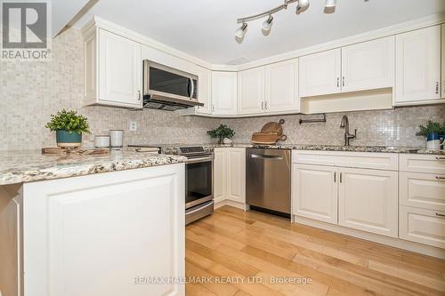 112 - 362 The East Mall, Toronto, ON - Indoor Photo Showing Kitchen With Stainless Steel Kitchen With Upgraded Kitchen