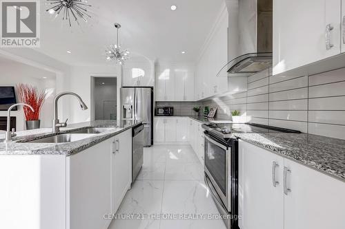 37 Crimson King Way, East Gwillimbury, ON - Indoor Photo Showing Kitchen With Double Sink With Upgraded Kitchen