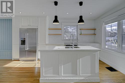 206 Napier Street, Barrie, ON - Indoor Photo Showing Kitchen With Double Sink