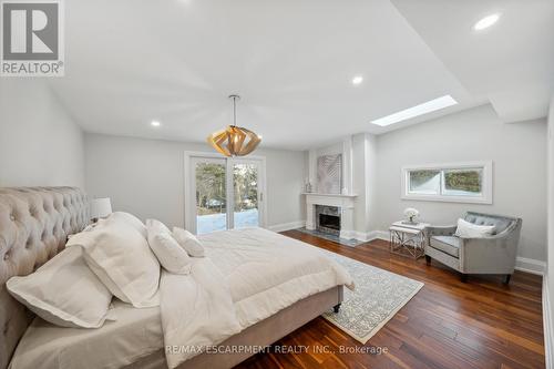 1569 Glenburnie Road, Mississauga, ON - Indoor Photo Showing Bedroom With Fireplace