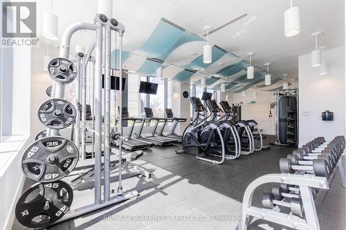 1107 - 500 Brock Avenue, Burlington, ON - Indoor Photo Showing Gym Room