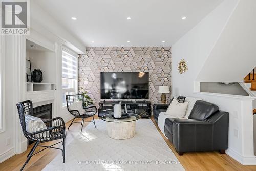 1533 Clearbrook Drive, Oshawa (Taunton), ON - Indoor Photo Showing Living Room With Fireplace