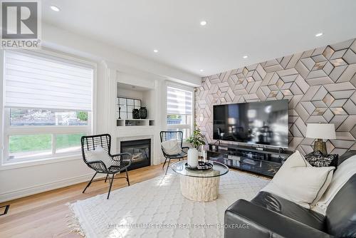 1533 Clearbrook Drive, Oshawa (Taunton), ON - Indoor Photo Showing Living Room With Fireplace