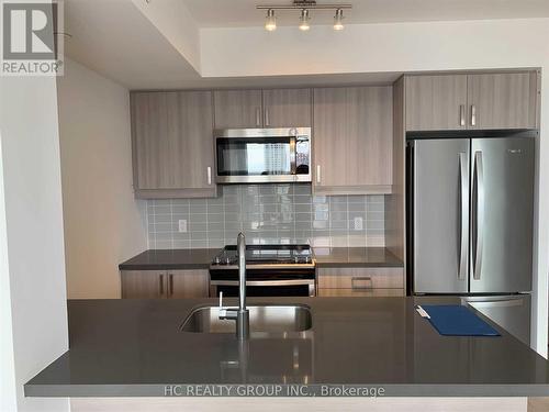 1907 - 50 Wellesley Street E, Toronto, ON - Indoor Photo Showing Kitchen With Double Sink With Upgraded Kitchen