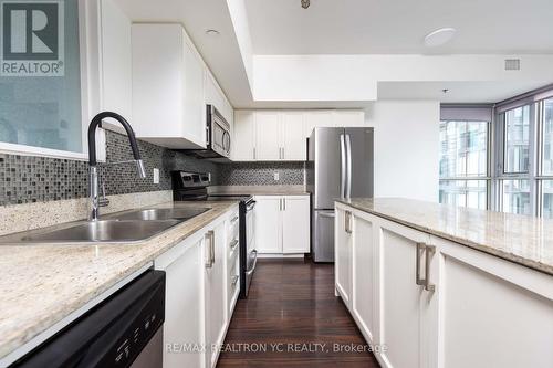 1403 - 375 King Street W, Toronto, ON - Indoor Photo Showing Kitchen With Stainless Steel Kitchen With Double Sink With Upgraded Kitchen