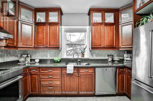 58 Fern Avenue, Toronto, ON - Indoor Photo Showing Kitchen With Double Sink