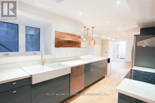 58 Fern Avenue, Toronto, ON - Indoor Photo Showing Kitchen With Double Sink