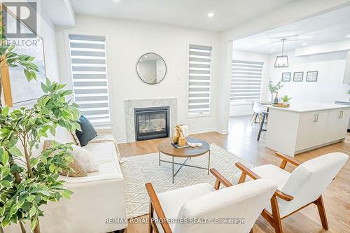 416 Coronation Road, Whitby, ON - Indoor Photo Showing Living Room With Fireplace