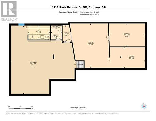 Basement - 14136 Park Estates Drive Se, Calgary, AB 