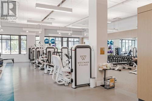 605, 122 Mahogany Centre Se, Calgary, AB - Indoor Photo Showing Gym Room