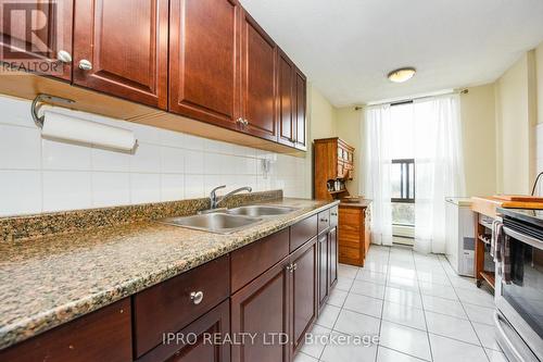 705 - 21 Knightsbridge Road, Brampton, ON - Indoor Photo Showing Kitchen With Double Sink