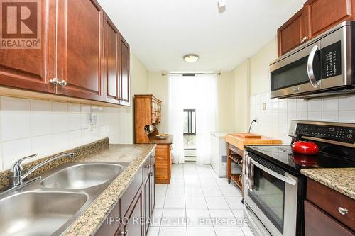 705 - 21 Knightsbridge Road, Brampton, ON - Indoor Photo Showing Kitchen With Double Sink