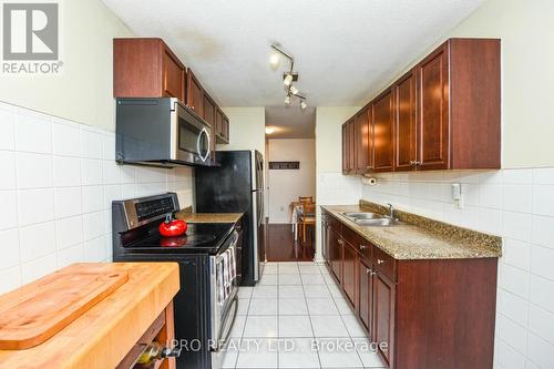 705 - 21 Knightsbridge Road, Brampton, ON - Indoor Photo Showing Kitchen With Double Sink