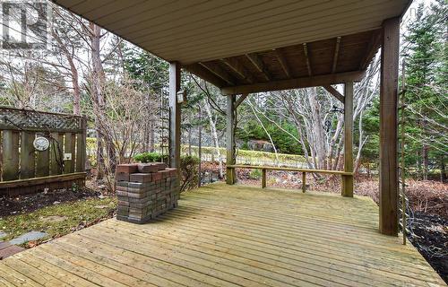 Lower rear deck view 2 - 8 Compass Rose Court, Bedford, NS - Outdoor With Deck Patio Veranda With Exterior