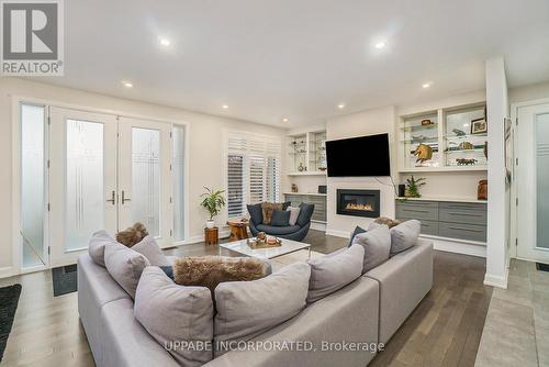 103 Scholastic Drive, Ottawa, ON - Indoor Photo Showing Living Room With Fireplace