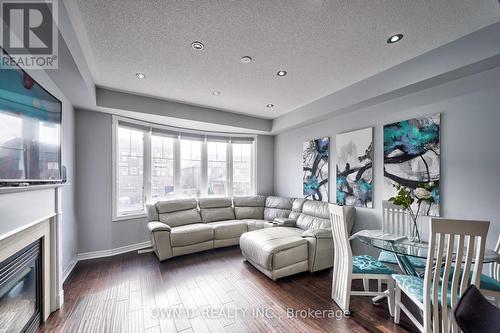 14 Icefall Road, Caledon, ON - Indoor Photo Showing Living Room With Fireplace