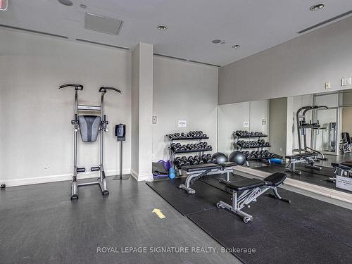 601-66 Forest Manor Rd W, Toronto, ON - Indoor Photo Showing Gym Room