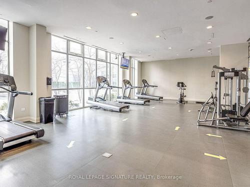 601-66 Forest Manor Rd W, Toronto, ON - Indoor Photo Showing Gym Room