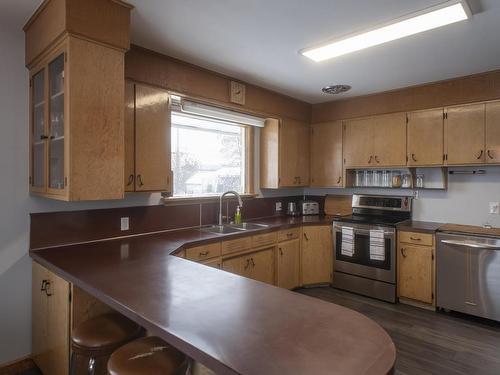 114 Amelia Street W, Thunder Bay, ON - Indoor Photo Showing Kitchen With Double Sink