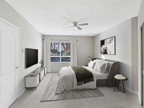 110-380 Waterfront Cres, Victoria, BC - Indoor Photo Showing Bedroom