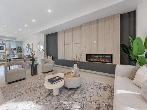 5 Holborne Ave, Toronto, ON - Indoor Photo Showing Living Room With Fireplace