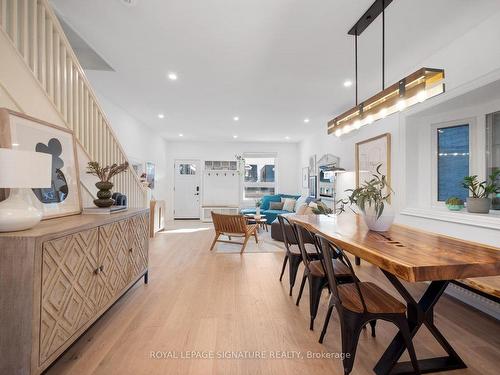 1220 Gerrard St E, Toronto, ON - Indoor Photo Showing Dining Room