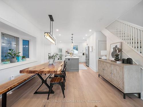 1220 Gerrard St E, Toronto, ON - Indoor Photo Showing Dining Room