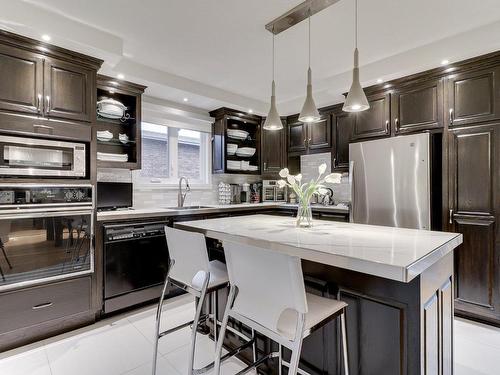 Cuisine - 380 Rue Léa, Laval (Saint-François), QC - Indoor Photo Showing Kitchen With Upgraded Kitchen