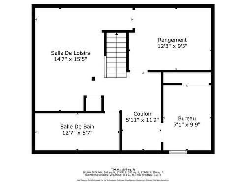 Plan (croquis) - 104 Rue Lapalme, Montréal (Saint-Laurent), QC - Other