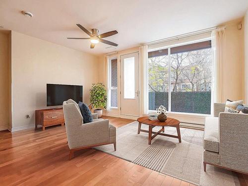 Salon - 201-3176 Rue Dandurand, Montréal (Rosemont/La Petite-Patrie), QC - Indoor Photo Showing Living Room