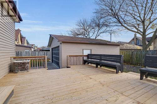 1025 Trafalgar Street, London, ON - Outdoor With Deck Patio Veranda With Exterior