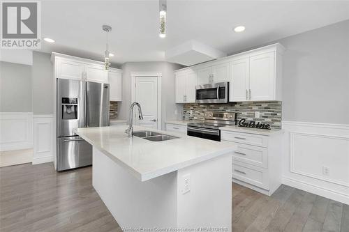 1220 Kamloops, Windsor, ON - Indoor Photo Showing Kitchen With Double Sink With Upgraded Kitchen