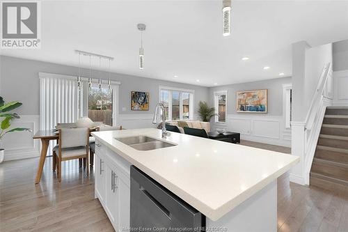 1220 Kamloops, Windsor, ON - Indoor Photo Showing Kitchen With Double Sink