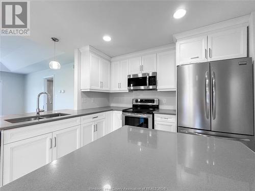 1141 Bridal Falls, Windsor, ON - Indoor Photo Showing Kitchen With Double Sink With Upgraded Kitchen