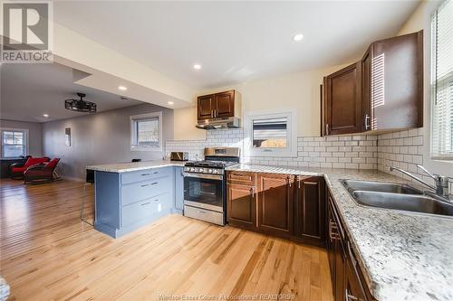 1045 Sycamore Avenue, Kingsville, ON - Indoor Photo Showing Kitchen With Double Sink With Upgraded Kitchen