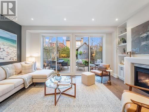 141 Courcelette Road, Toronto, ON - Indoor Photo Showing Living Room With Fireplace