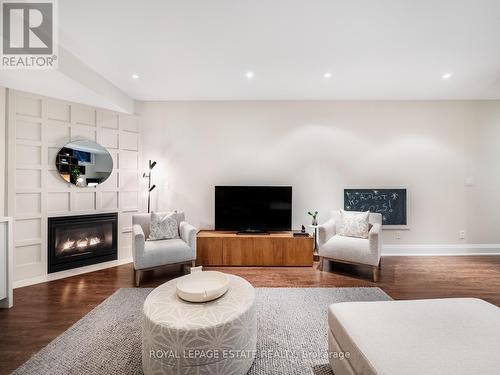 141 Courcelette Road, Toronto, ON - Indoor Photo Showing Living Room With Fireplace