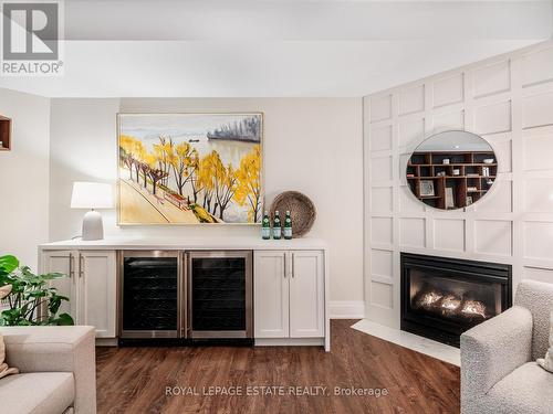 141 Courcelette Road, Toronto, ON - Indoor Photo Showing Living Room With Fireplace