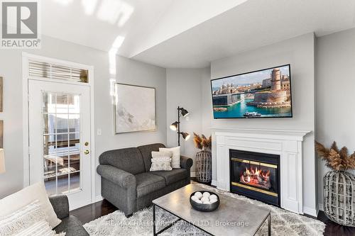 1096 Ridgemount Boulevard, Oshawa, ON - Indoor Photo Showing Living Room With Fireplace