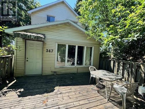 347 Alexandra St, Sault Ste. Marie, ON - Outdoor With Deck Patio Veranda With Exterior