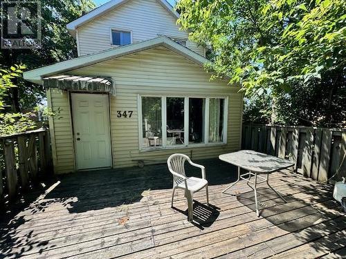 347 Alexandra St, Sault Ste. Marie, ON - Outdoor With Deck Patio Veranda With Exterior