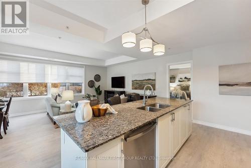 114 - 670 Gordon Street, Whitby (Port Whitby), ON - Indoor Photo Showing Kitchen With Double Sink With Upgraded Kitchen