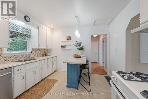 393 Stephen Street, London, ON - Indoor Photo Showing Kitchen With Double Sink With Upgraded Kitchen