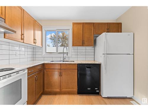 3423 42 St Nw, Edmonton, AB - Indoor Photo Showing Kitchen With Double Sink