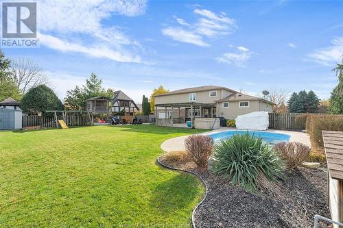 2066 Rowley Park Drive, Kingsville, ON - Outdoor With In Ground Pool With Backyard With Exterior