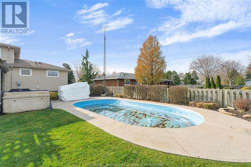 2066 Rowley Park Drive, Kingsville, ON - Outdoor With In Ground Pool With Backyard