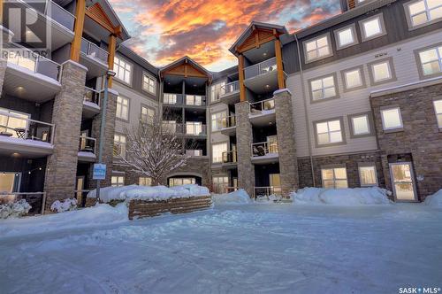 208 1220 Blackfoot Drive, Regina, SK - Outdoor With Balcony With Facade