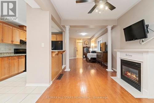 254 Shadow Place, Pickering, ON - Indoor Photo Showing Living Room With Fireplace