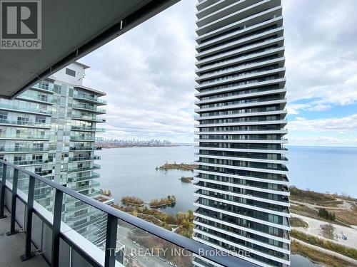 3615 - 30 Shore Breeze Drive, Toronto, ON - Outdoor With Body Of Water With Balcony